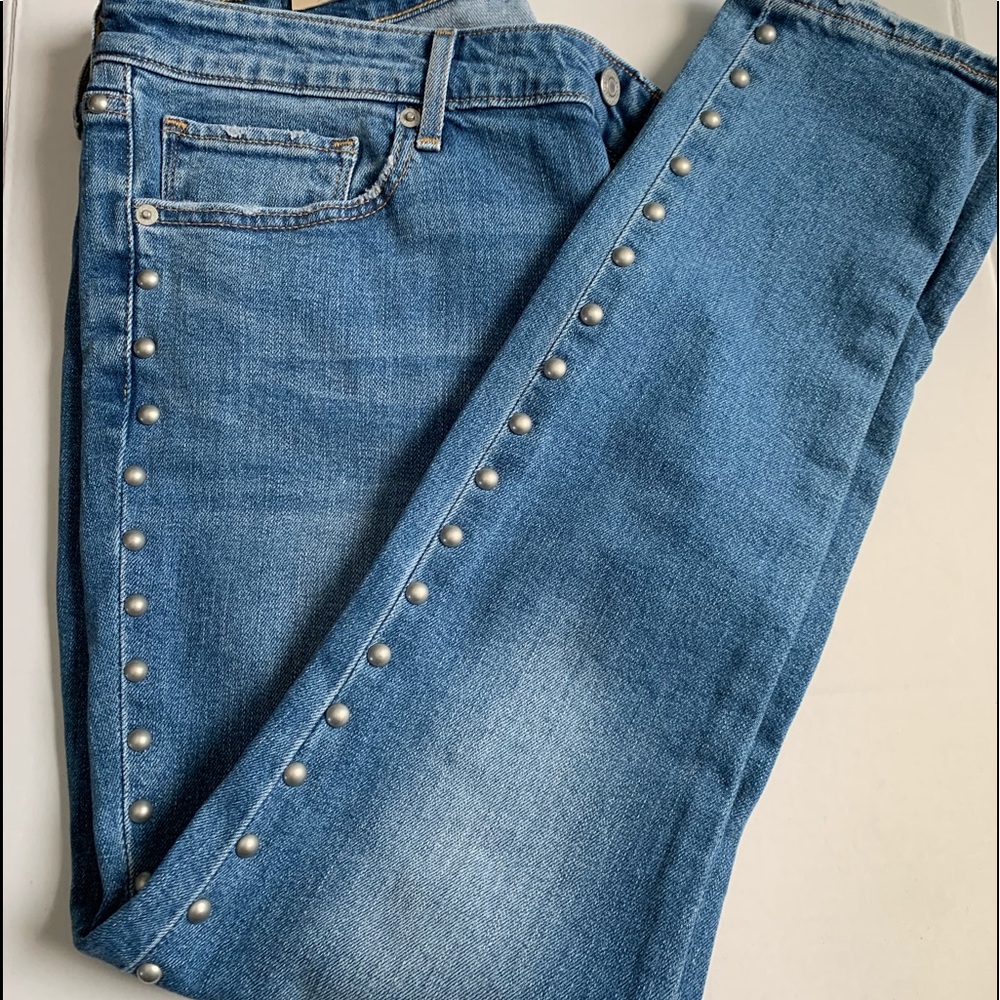 NWT Levi’s Studded 722 Ankle Skinny Jeans Size 31